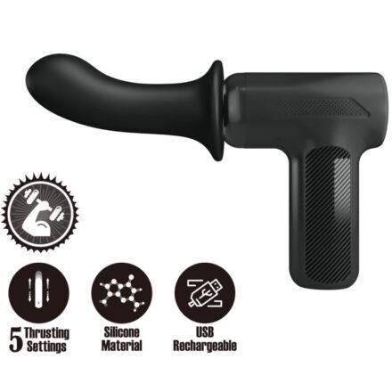 PRETTY LOVE - DJ DOCTOR MASSAGER 5 SETTINGS BLACK