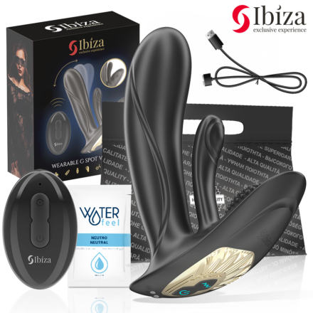IBIZA - WEARABLE VIBRATOR WITH G-SPOT AND CLITORIS STIMULATION WITH REMOTE CONTROL