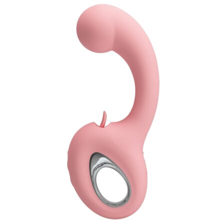 PRETTY LOVE - ERYNNYES G-SPOT VIBRATOR + CLITORIS STIMULATOR 10 VIBRATIONS PINK