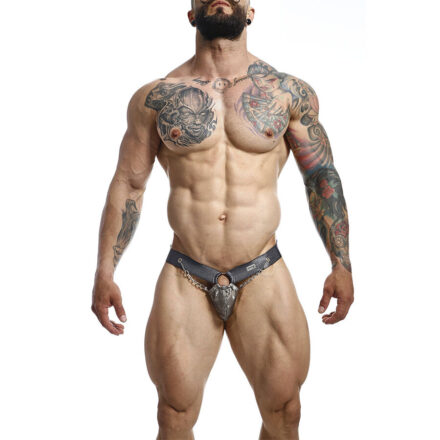 MOB - DNGEON SNAP JOCKSTRAP GRAY ONE SIZE