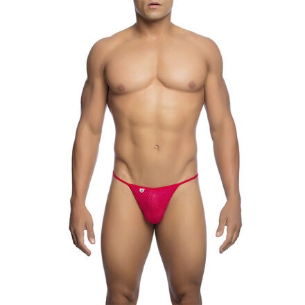 MOB - V-STRING DE MICROFIBRA ROJA TALLA S/M