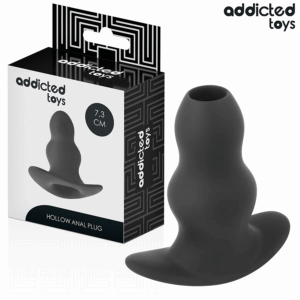 ADDICTED TOYS - HOLLOW ANAL PLUG SILICONE SIZE S 7.3 CM