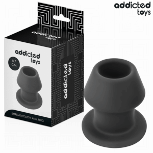 ADDICTED TOYS - EXTREME HOLLOW ANAL PLUG SILICONE SIZE M 8.7 CM