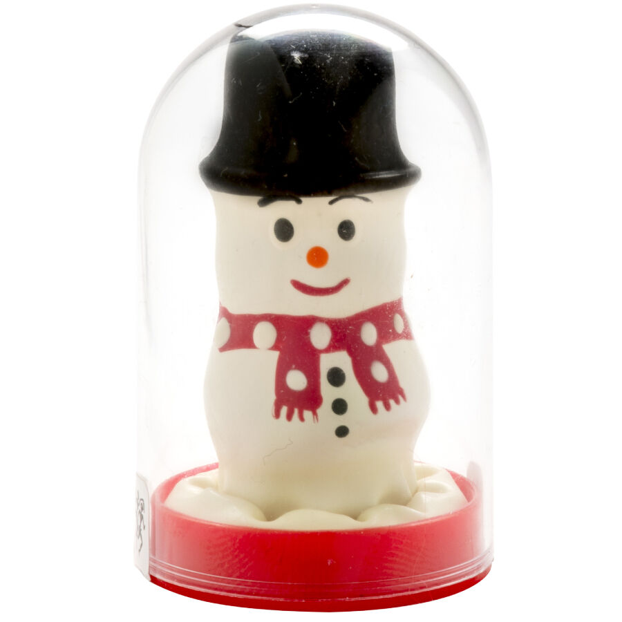 CONDOMERIE - HANDPAINTED NOVELTY CONDOMS SNOWMAN