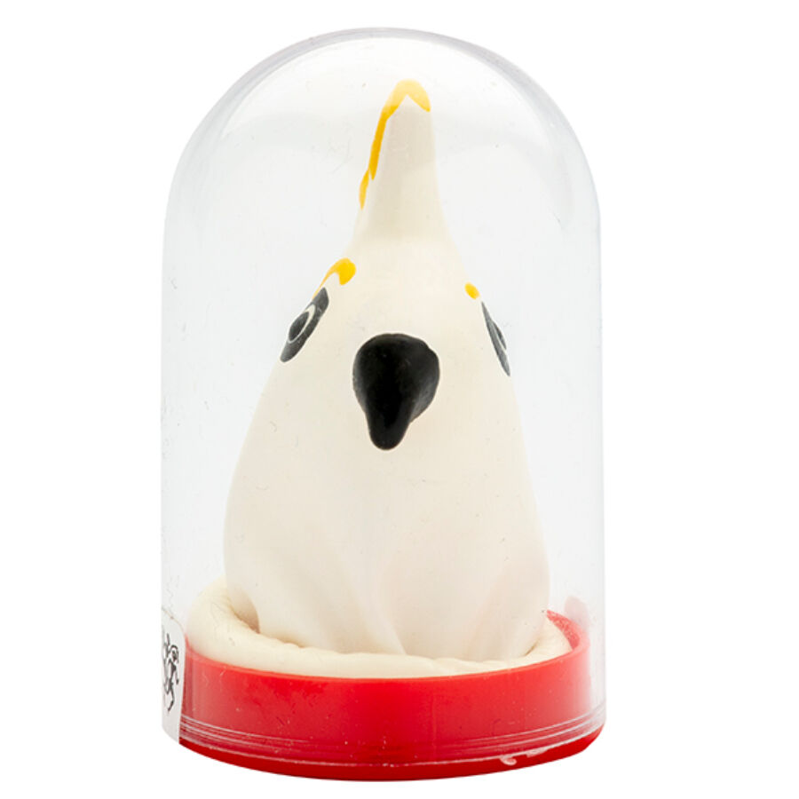 CONDOMERIE - HANDPAINTED NOVELTY CONDOMS PARROT WHITE