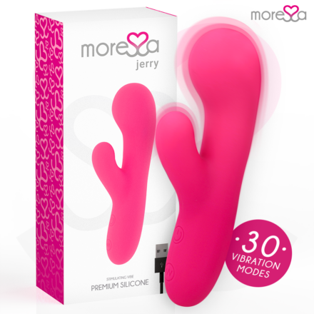 Moressa Jerry -ladattava rabbit-vibraattori