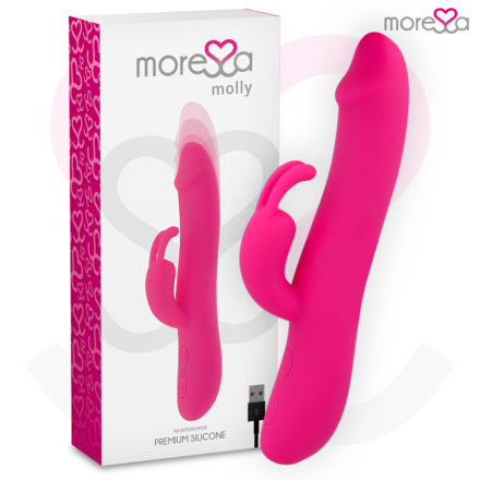 Moressa Molly -ladattava rabbit-vibraattori