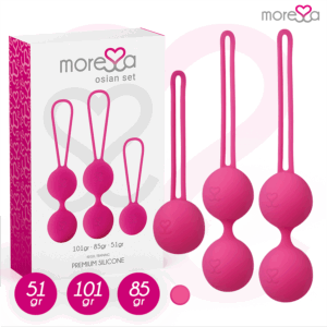 MORESSA - OSIAN SET PREMIUM SILICONE PINK (Osian One - 51 g  Osian Two - 101 g  Osian Three 85 g)