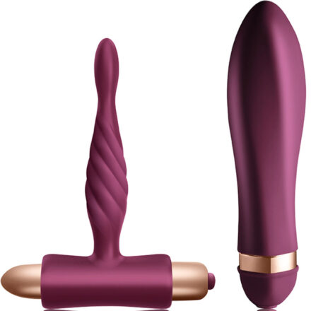 CLIMAXIMUM - DARE KIT TWISTED VIBRATOR + ANAL PLUG BEGINNER