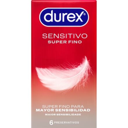 DUREX - SUPER THIN SENSITIVE 6 UNITS
