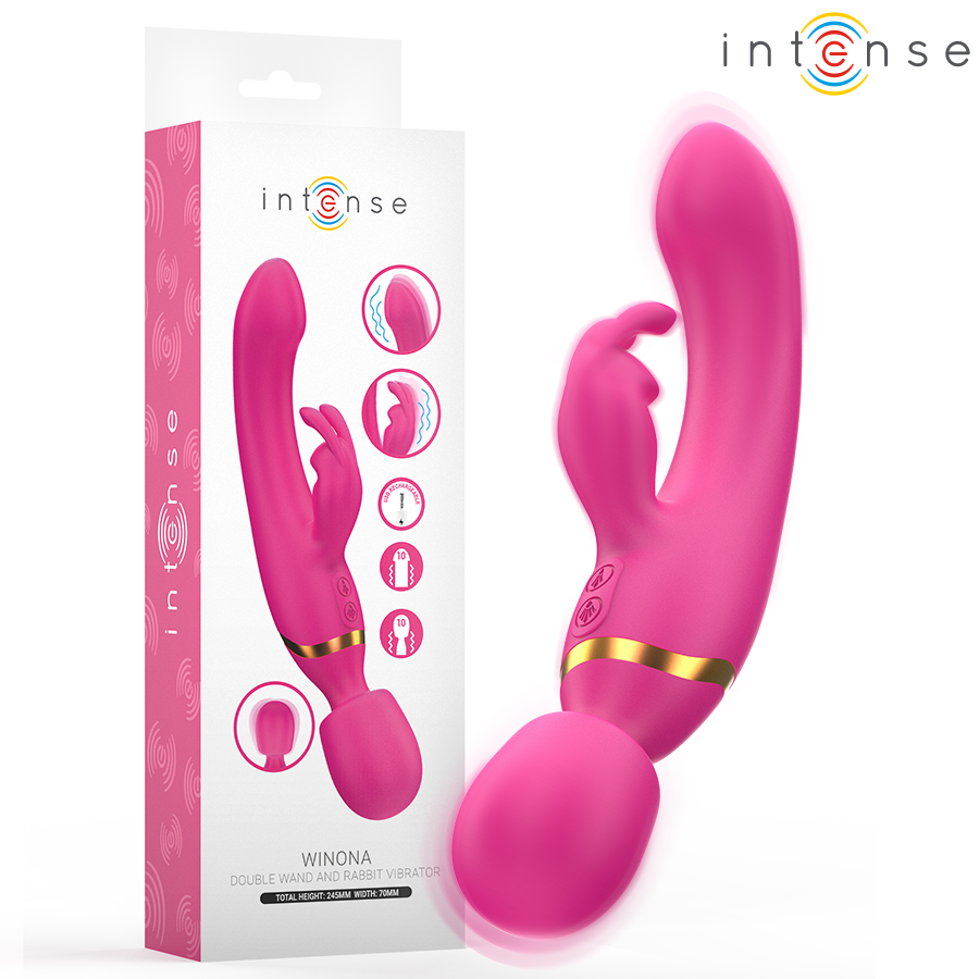 INTENSE - WINONA DOUBLE VIBRATOR RABBIT  WAND