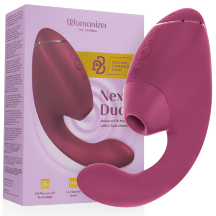 Womanizer Next Duo -rabbit-vibraattori, vaaleanpunainen (Dusky Pink)
