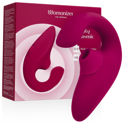 Womanizer Blend -rabbit-vibraattori, pinkki (Vibrant Pink)