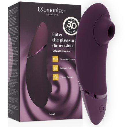 Womanizer Next -klitorisstimulaattori, tummanvioletti (Dark Purple)