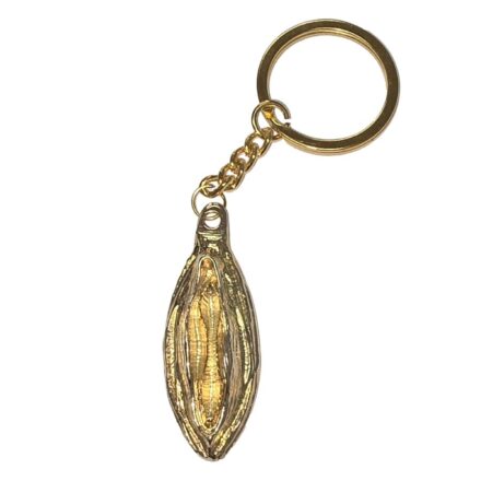 DIABLO PICANTE - METAL KEYCHAIN WITH GOLD LIPS