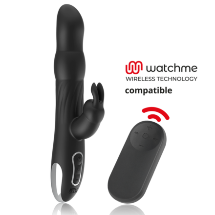 BRILLY GLAM- MOEBIUS RABBIT VIBRATOR ROTATOR COMPATIBLE WITH WATCHME WIRELESS TECHNOLOGY
