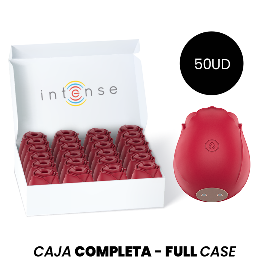 MOQ 50 - INTENSE CAMELLIA CLITORAL SUCTION ROSE BY WAVES BORDEAUX