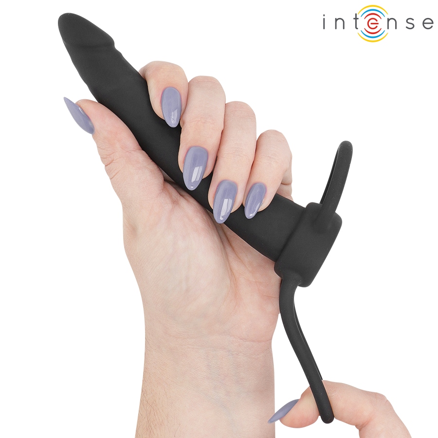 INTENSE- LUCAS ANAL DILDO WITH COCK AND TESTICLE RING SILICONE 4 INTENSE- LUCAS ANAL DILDO WITH COCK AND TESTICLE RING SILICONE - Image 4