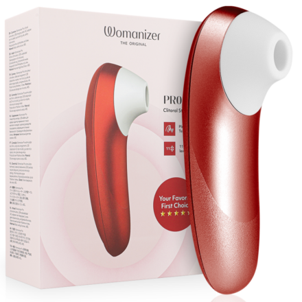 Womanizer Pro -klitorisstimulaattori, punainen (Red)