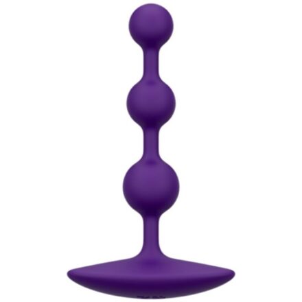 ROMP - AMP PURPLE FLEXIBLE SILICONE ANAL BEADS 12.5 CM PURPLE