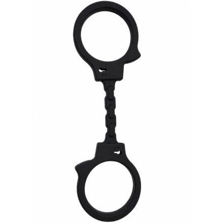 DIABLO PICANTE - SILICONE HANDCUFFS BLACK