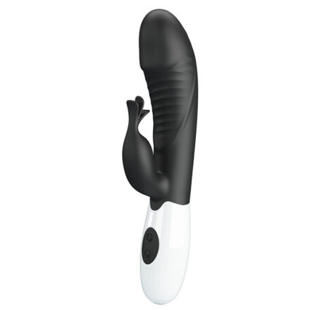 PRETTY LOVE - RASMUSSEN 30 FUNCTION RABBIT VIBRATOR BLACK