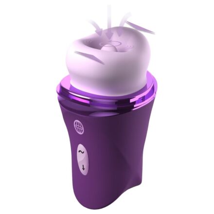 FANTASY FOR HER - LUSH KISS PLUSH PURPLE SUCTION LICKING CLITORAL STIMULATOR