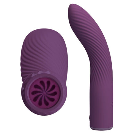 PRETTY LOVE - KISSELL RECHARGEABLE VIBRATOR 10 FUNCTIONS PURPLE