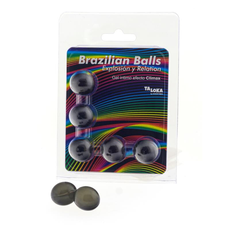 TALOKA - 5 BRAZILIAN BALLS CLIMAX EFFECT EXCITING GEL 1 TALOKA - 5 BRAZILIAN BALLS CLIMAX EFFECT EXCITING GEL