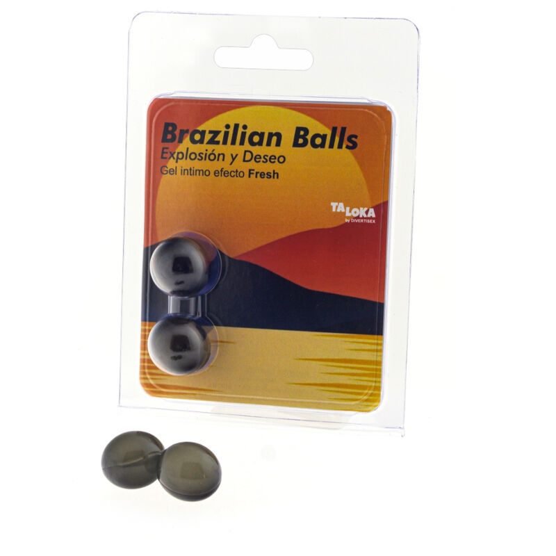 TALOKA - 2 BRAZILIAN BALLS FRESH EFFECT EXCITING GEL 1 TALOKA - 2 BRAZILIAN BALLS FRESH EFFECT EXCITING GEL