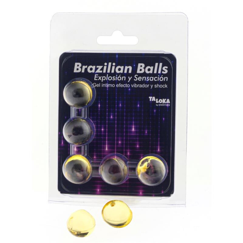TALOKA - 5 BRAZILIAN BALLS VIBRATING SHOCK EFFECT EXCITING GEL 1 TALOKA - 5 BRAZILIAN BALLS VIBRATING SHOCK EFFECT EXCITING GEL