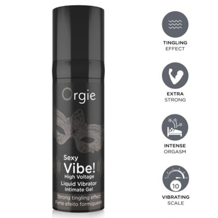 ORGIE - SEXY VIBE! HIGH VOLTAGE EXTRA STRONG LIQUID VIBRATOR 15 ML
