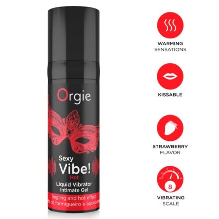 ORGIE - SEXY VIBE! HOT WARMING LIQUID VIBRATOR 15 ML