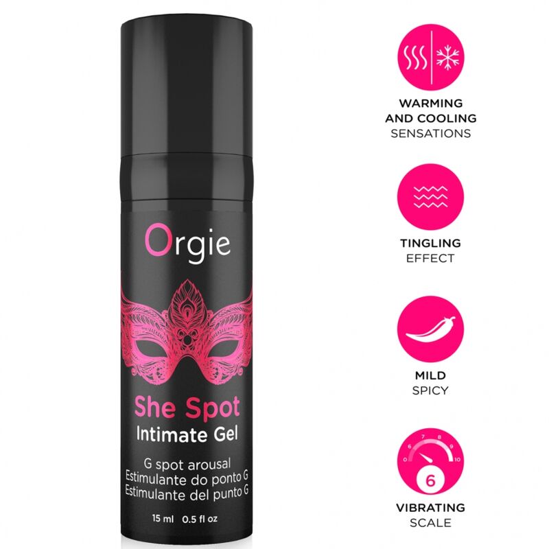 ORGIE - SHE SPOT G-SPOT AROUSAL INTIMATE GEL 15 ML 1 ORGIE - SHE SPOT G-SPOT AROUSAL INTIMATE GEL 15 ML