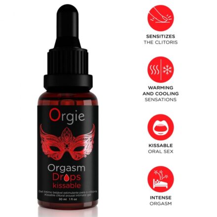 ORGIE - ORGASM DROPS KISSABLE CLITORAL AROUSAL 30 ML