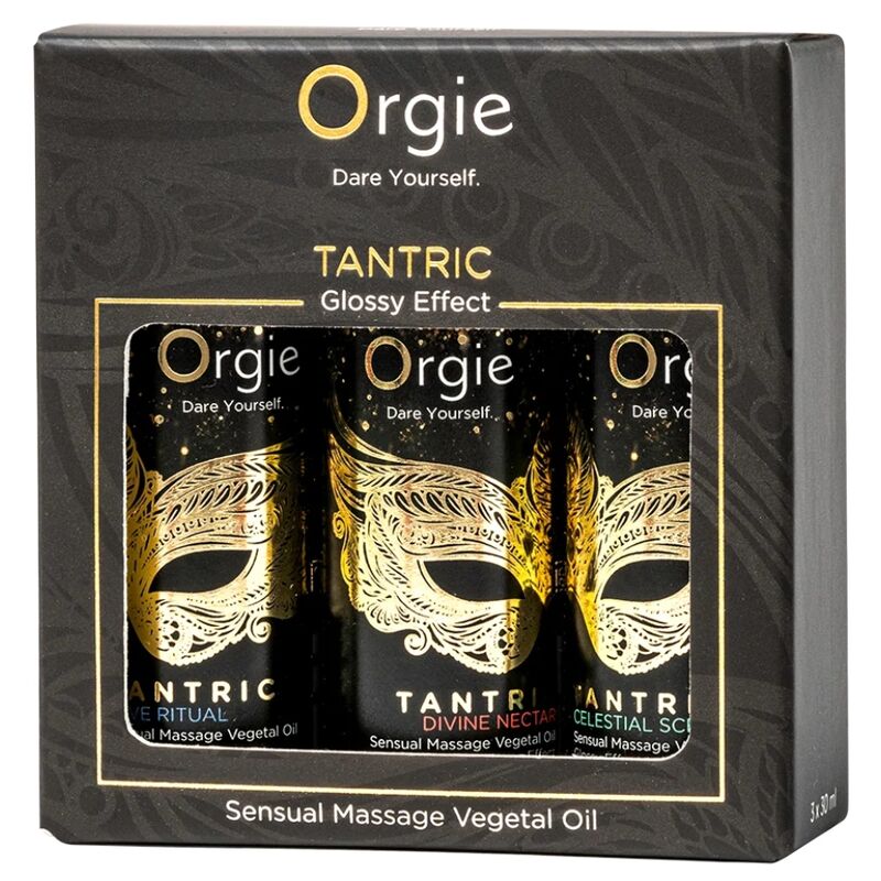 ORGIE - TANTRIC MINI SIZE COLLECTION SENSUAL MASSAGE OILS 3 X 30 ML 1 ORGIE - TANTRIC MINI SIZE COLLECTION SENSUAL MASSAGE OILS 3 X 30 ML