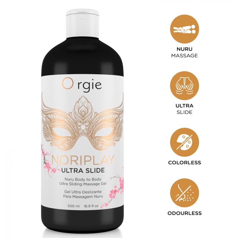 ORGIE - NORIPLAY ULTRA SLIDE BODY TO BODY NURU MASSAGE GEL 500 ML 1 ORGIE - NORIPLAY ULTRA SLIDE BODY TO BODY NURU MASSAGE GEL 500 ML