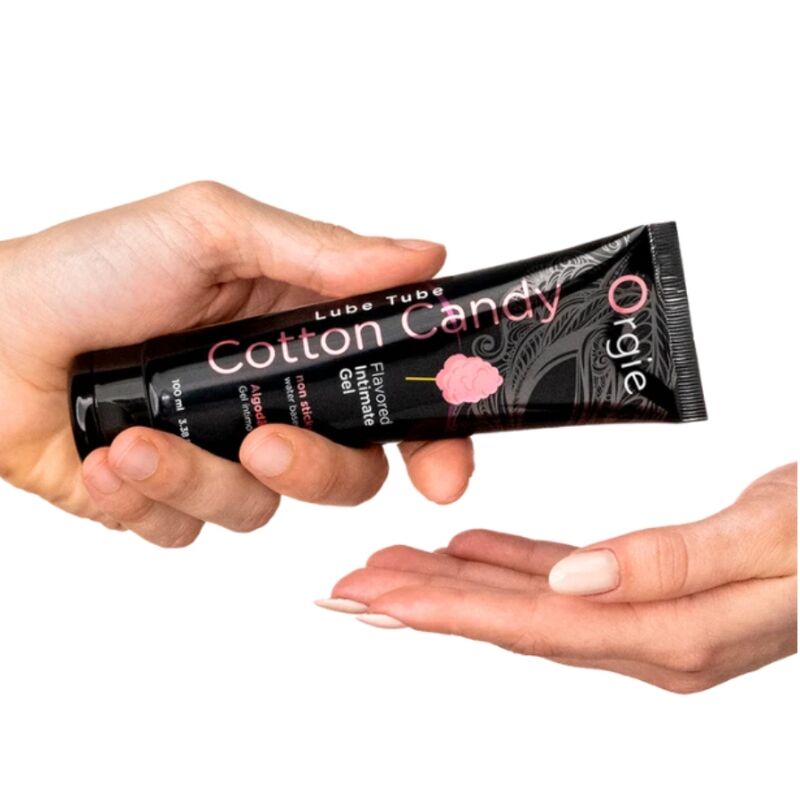 ORGIE - LUBE TUBE COTTON CANDY KISSABLE WATER-BASED INTIMATE GEL 100 ML 3 ORGIE - LUBE TUBE COTTON CANDY KISSABLE WATER-BASED INTIMATE GEL 100 ML - Image 3