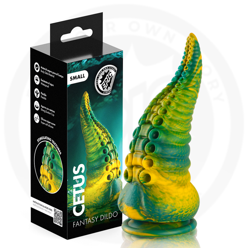 EPIC - CETUS DILDO GREEN TENTACLE SMALL SIZE 1 EPIC - CETUS DILDO GREEN TENTACLE SMALL SIZE