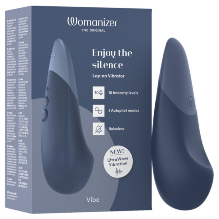 Womanizer Vibe -klitorisvibraattori, tummansininen (Dark Blue)