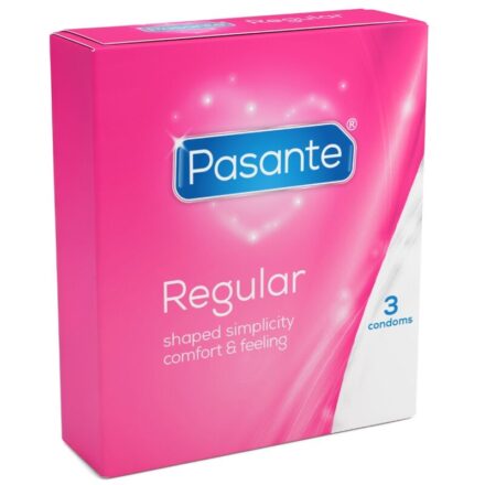 Pasante Regular -kondomit, 3 kpl