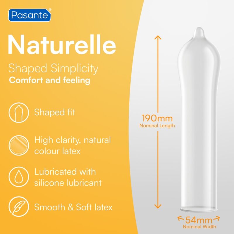 Pasante Naturelle -kondomit, 3 kpl 4 Pasante Naturelle -kondomit, 3 kpl - Image 4