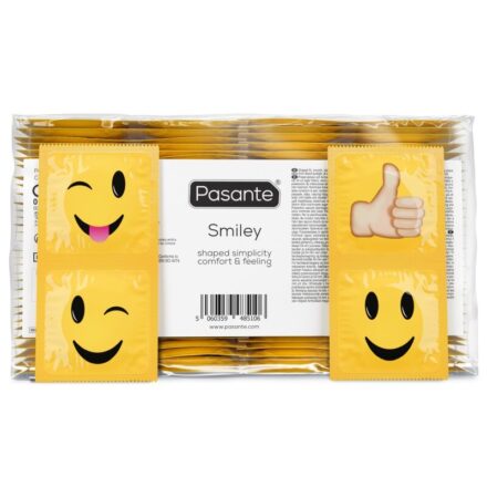 Pasante Smiley -kondomit, 54 mm, 144 kpl