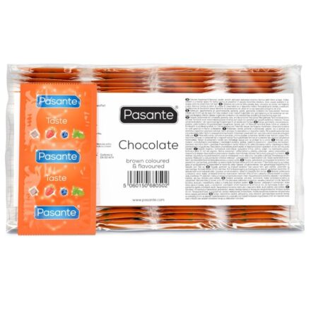 Pasante Chocolate Temptation -kondomit, 144 kpl