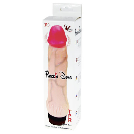 Baile Rockin Dong Cyber Skin III -värisevä dildo