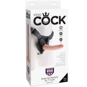 KING COCK - VALJAS REALISTINEN PENIS LUONNOLLINEN 17.8 CM