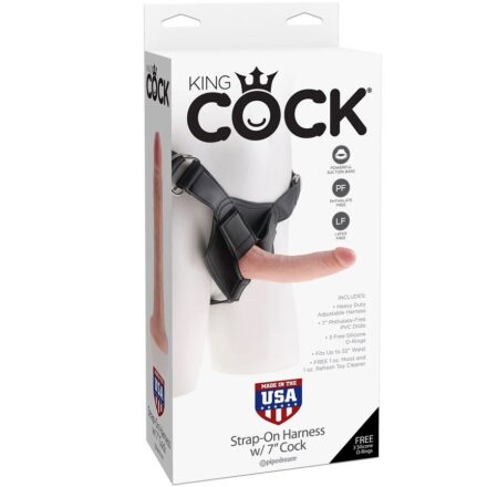KING COCK - VALJAS REALISTINEN PENIS LUONNOLLINEN 17.8 CM