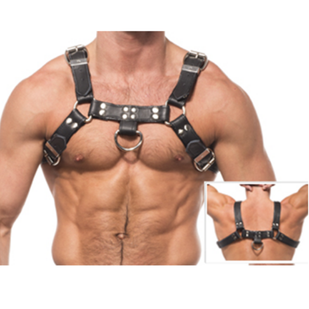 Leather Body Chain Harness III -nahkavaljaat