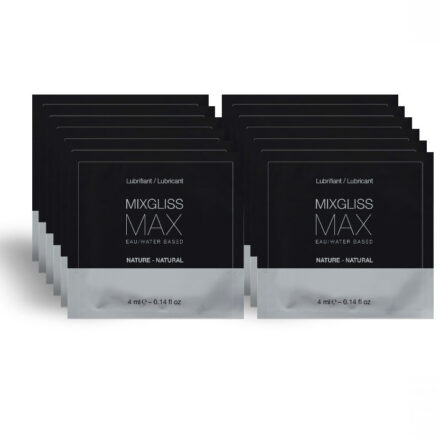 Mixgliss Max -vesipohjainen anaaliliukuvoide, 12 × 4 ml