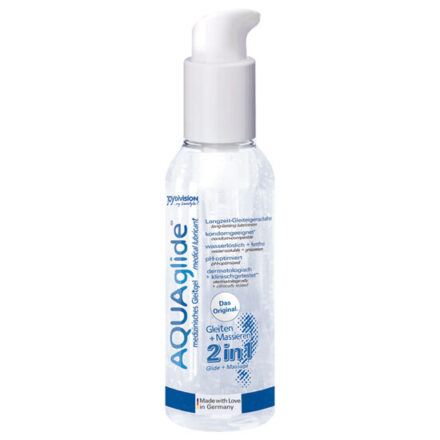 JOYDIVISION AQUAglide 2 in 1 -liukuvoide ja hierontageeli, 125 ml